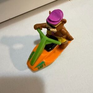1991 Yogi Bear Figure Jet Ski Hanna Barbera Vintage Pull Back Toy McDonald’s